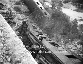 Ctatastrofe del Expreso Madrid Barcelona 1949