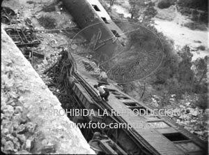 Ctatastrofe del Expreso Madrid Barcelona 1949