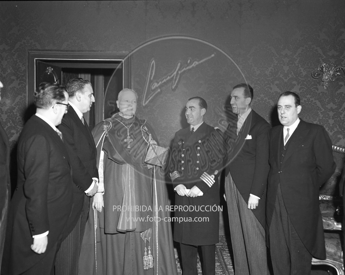 Viaje de Martin Artajo a Roma