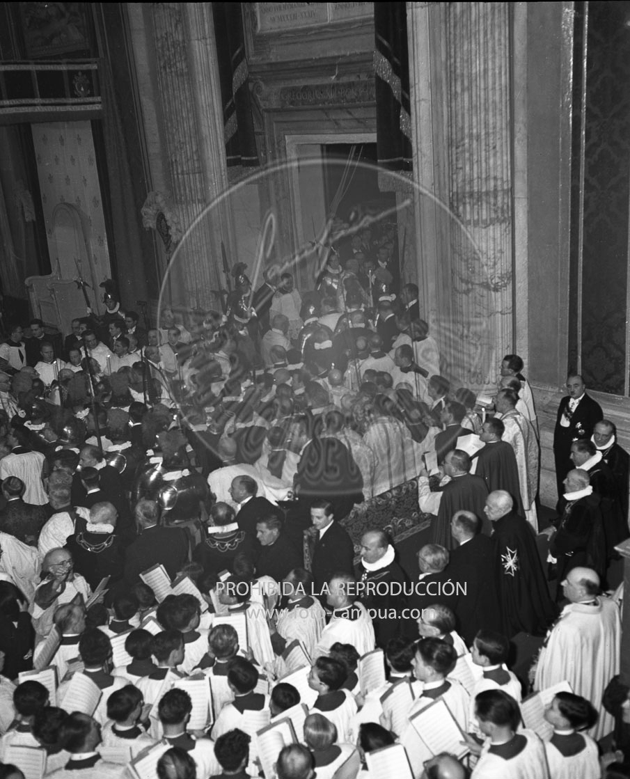 Viaje de Martin Artajo a Roma