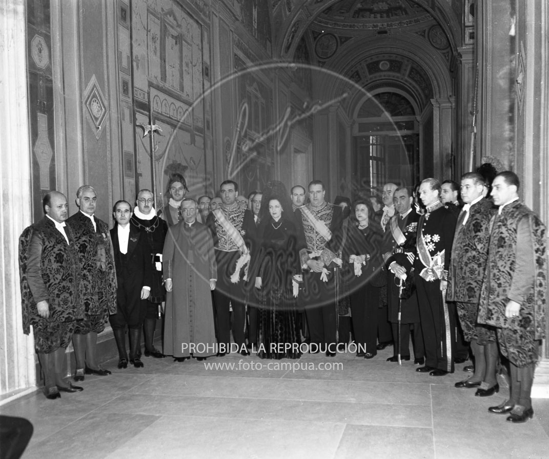 Viaje de Martin Artajo a Roma