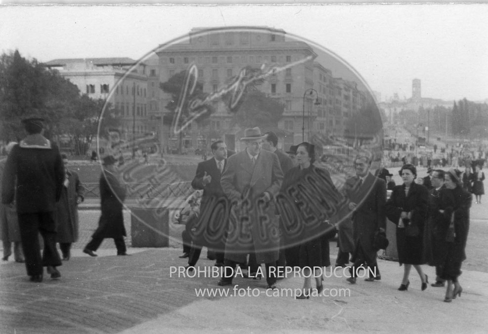 Viaje de Martin Artajo a Roma