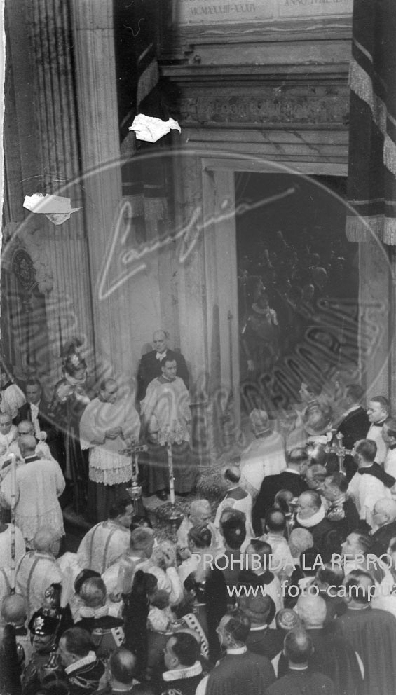 Viaje de Martin Artajo a Roma