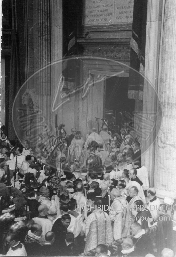 Viaje de Martin Artajo a Roma