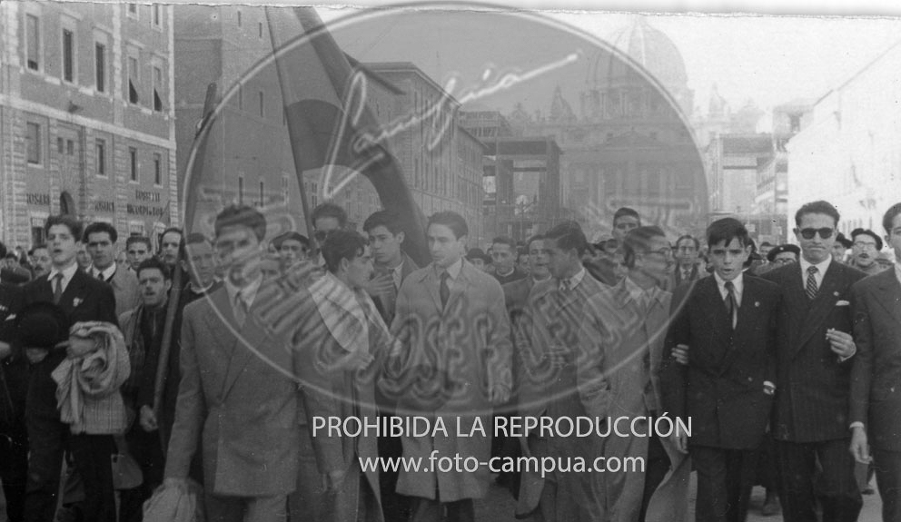 Viaje de Martin Artajo a Roma