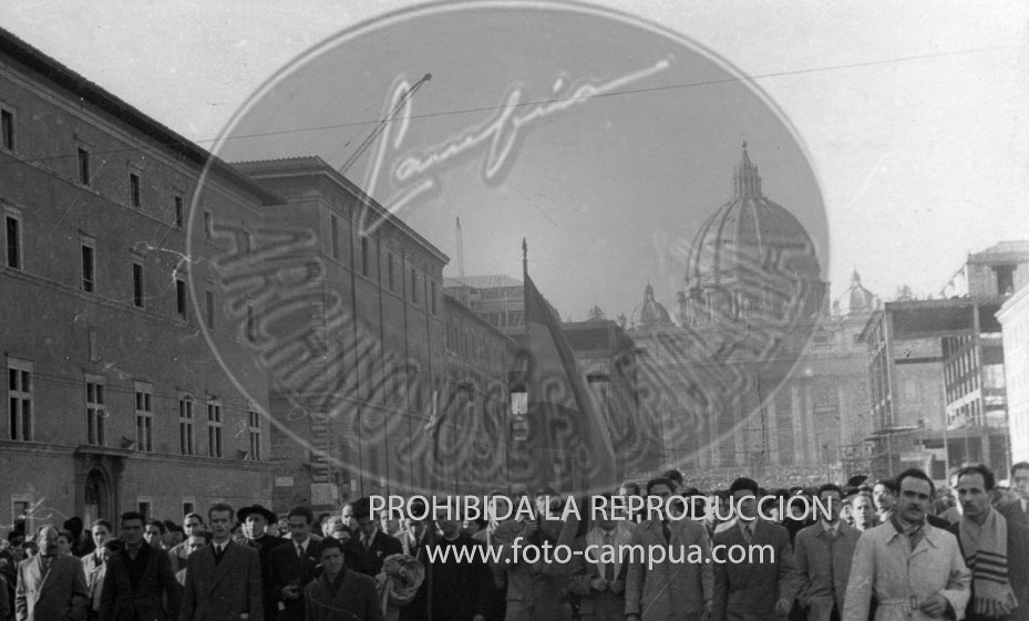 Viaje de Martin Artajo a Roma