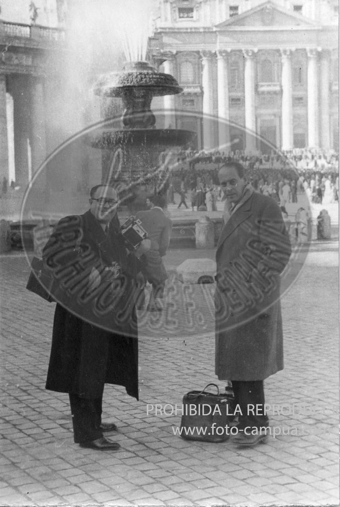 Viaje de Martin Artajo a Roma