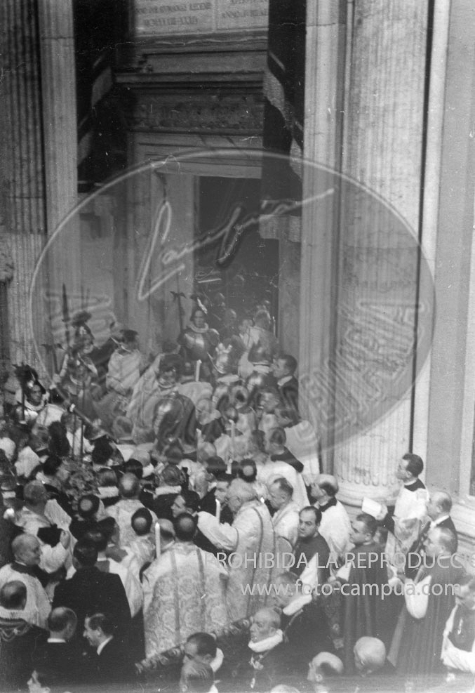 Viaje de Martin Artajo a Roma