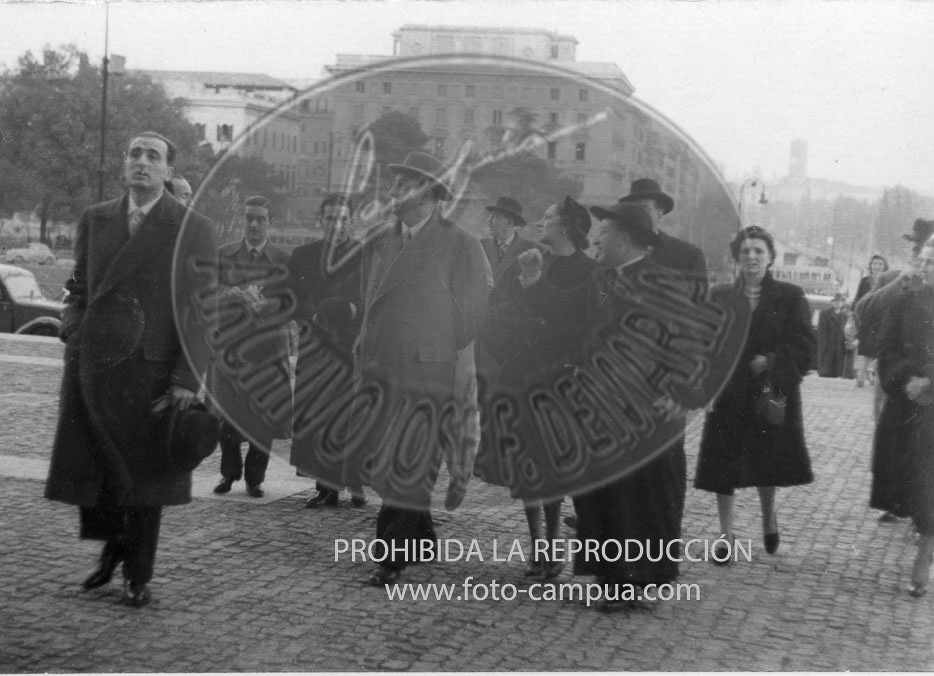 Viaje de Martin Artajo a Roma