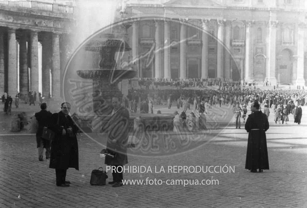 Viaje de Martin Artajo a Roma