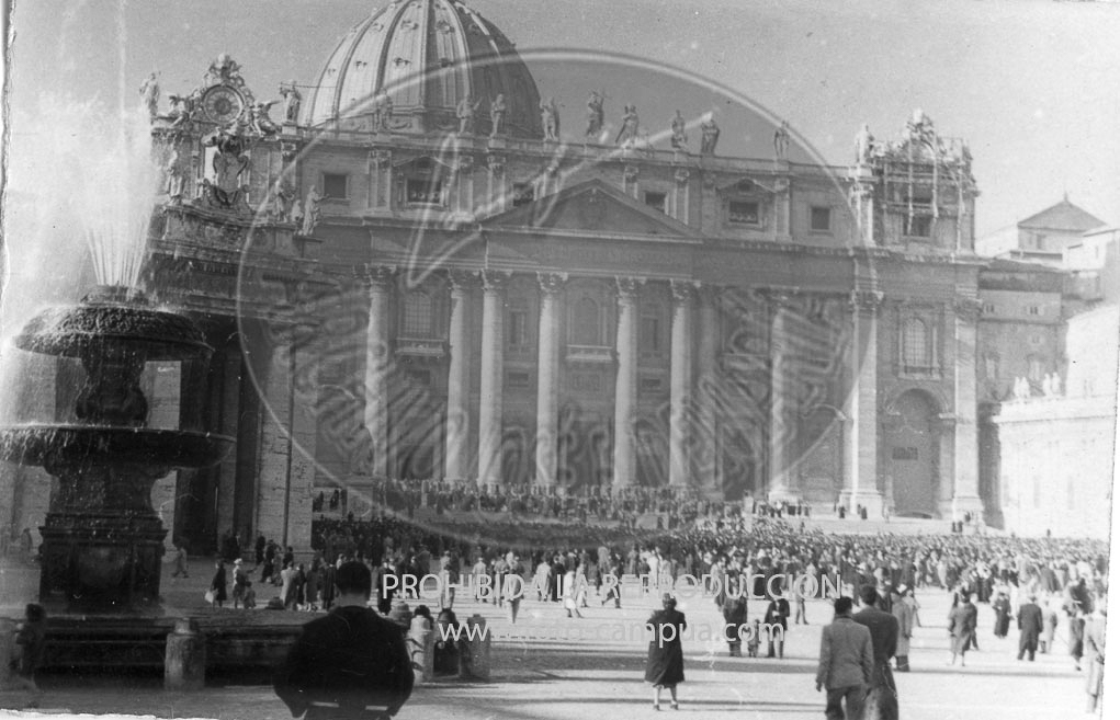 Viaje de Martin Artajo a Roma