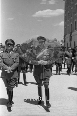 Franco en la Academia de Infanteria de Toledo