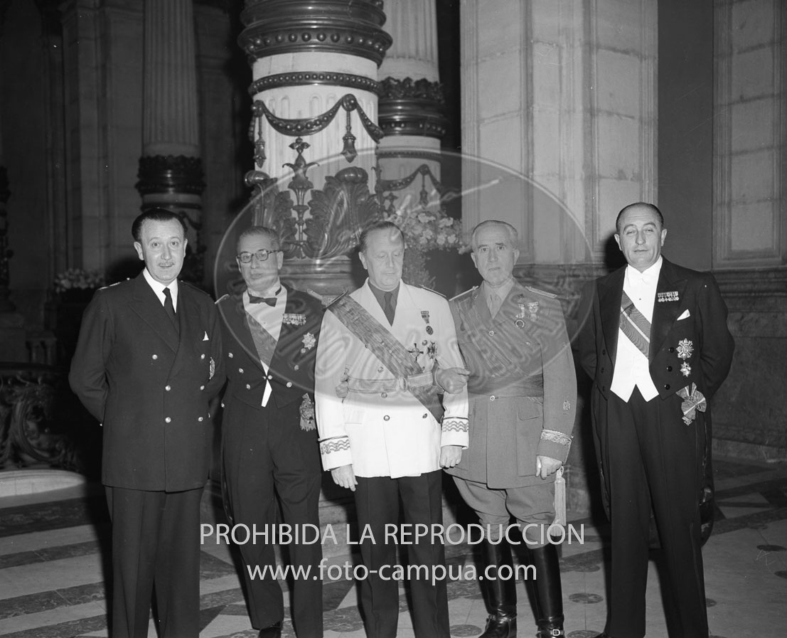 Visita de Franco a Bilbao junio 1950