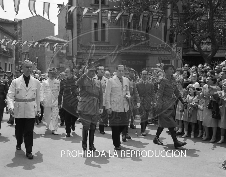 Visita de Franco a Bilbao junio 1950
