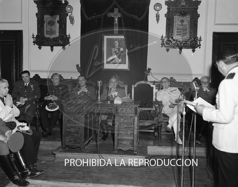 Visita de Franco a Bilbao junio 1950