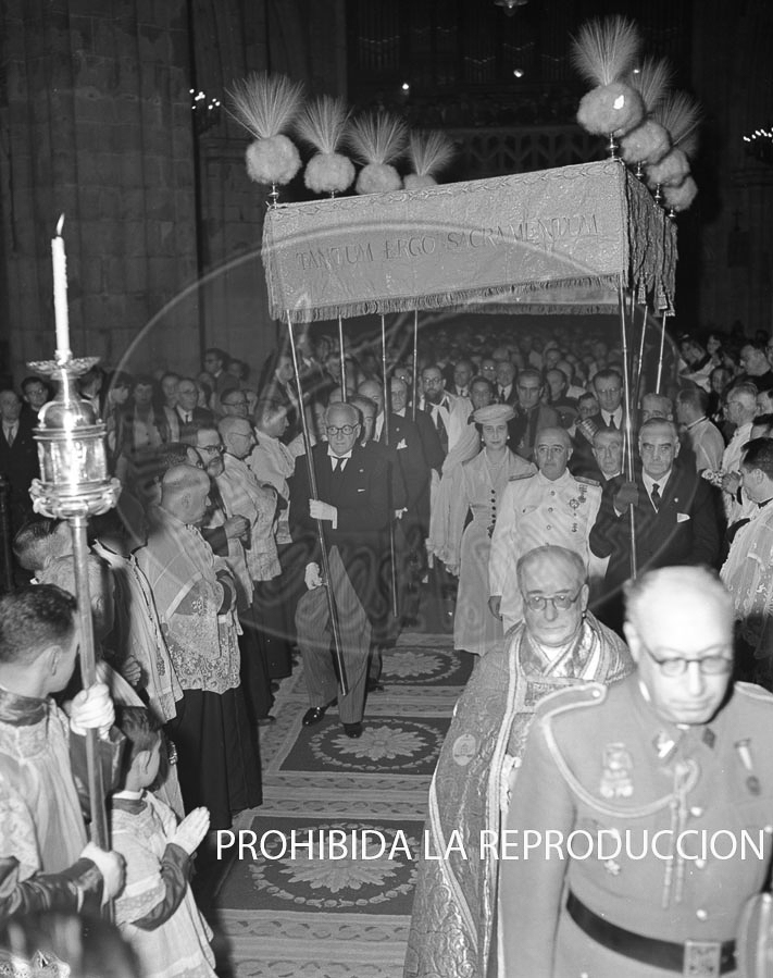 Visita de Franco a Bilbao junio 1950