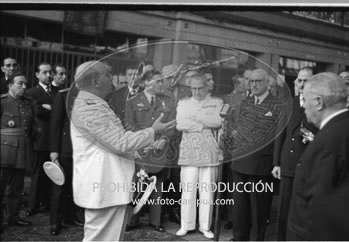 Visita de Franco a Bilbao junio 1950