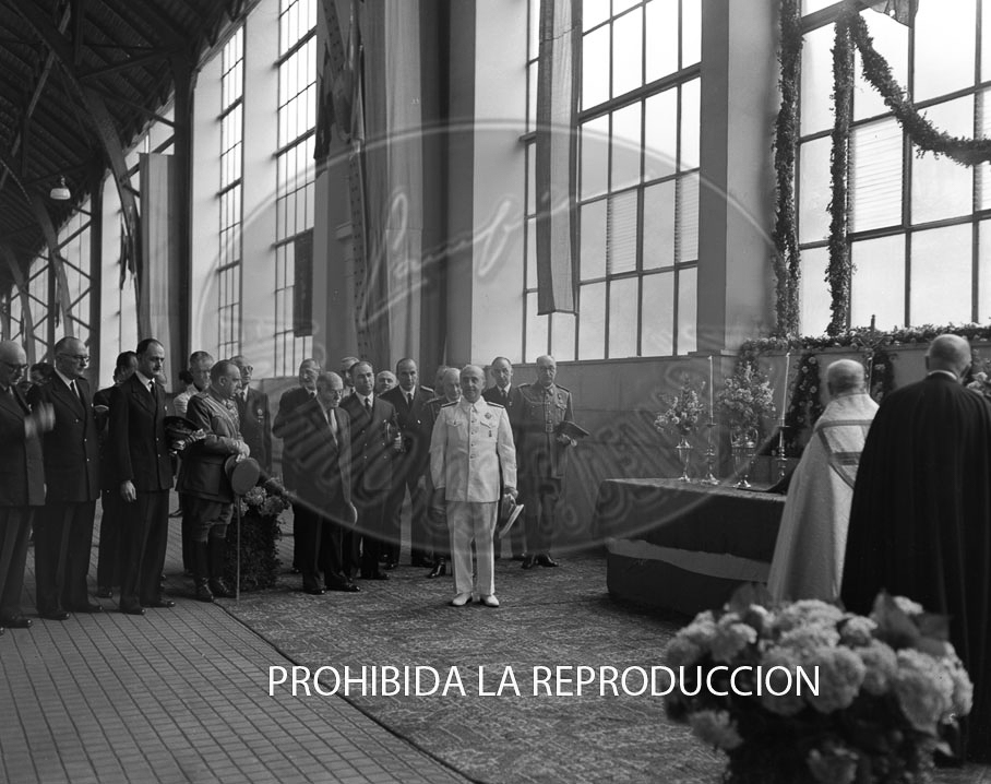 Visita de Franco a Bilbao junio 1950
