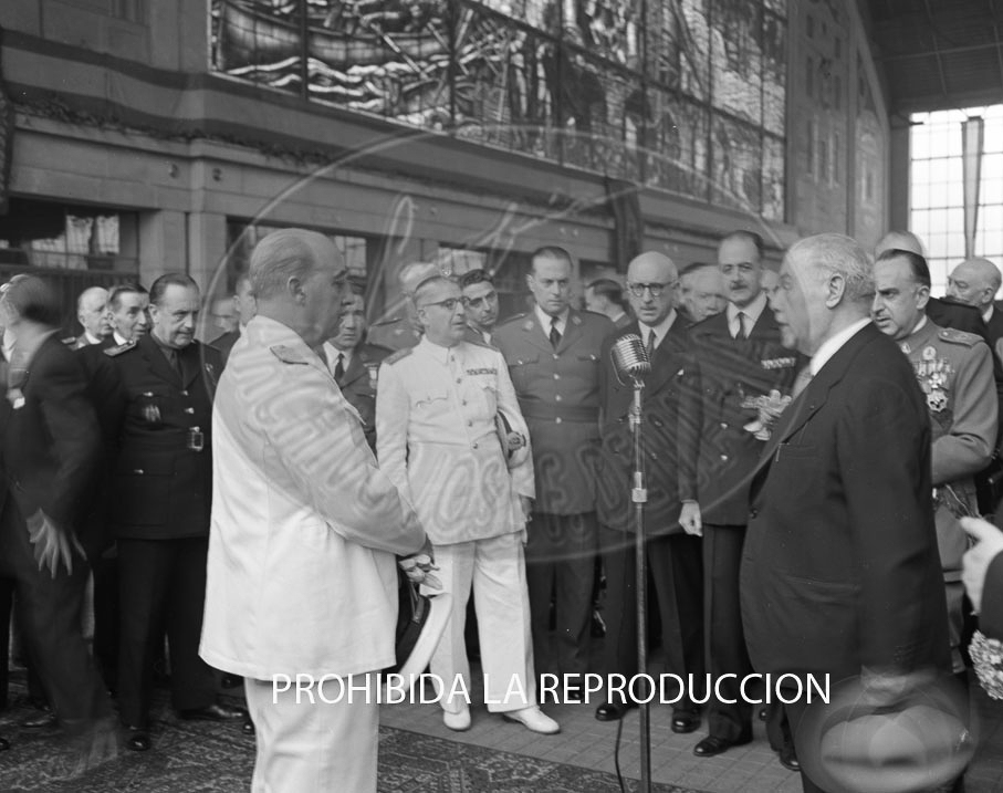 Visita de Franco a Bilbao junio 1950