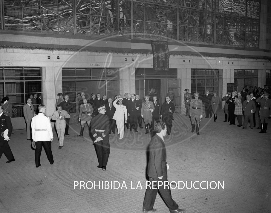 Visita de Franco a Bilbao junio 1950