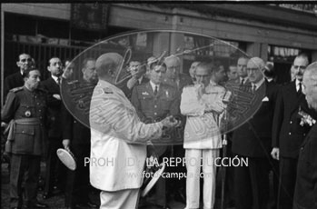 Visita de Franco a Bilbao junio 1950