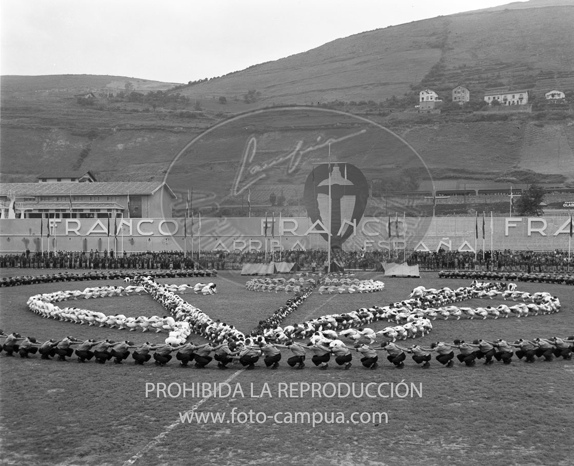 Visita de Franco a Bilbao junio 1950