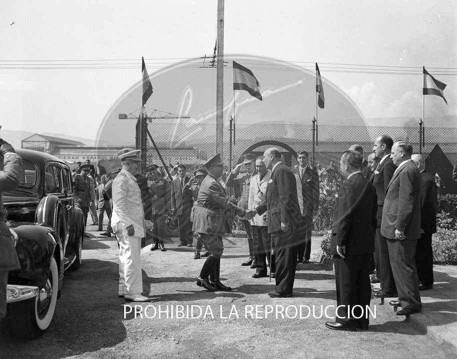 Visita de Franco a Bilbao junio 1950