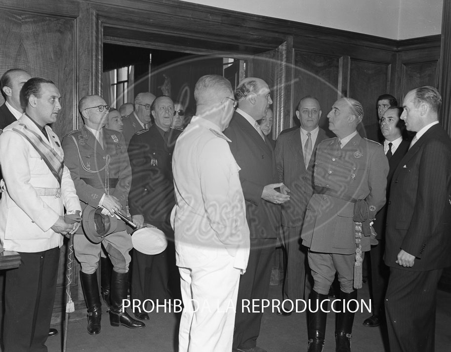 Visita de Franco a Bilbao junio 1950
