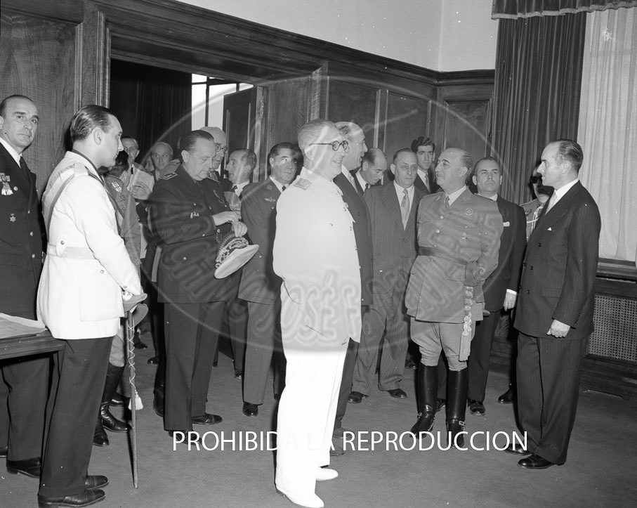 Visita de Franco a Bilbao junio 1950