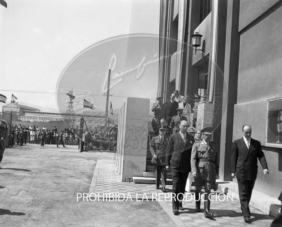 Visita de Franco a Bilbao junio 1950