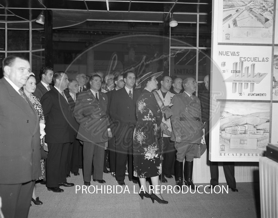 Visita de Franco a Bilbao junio 1950