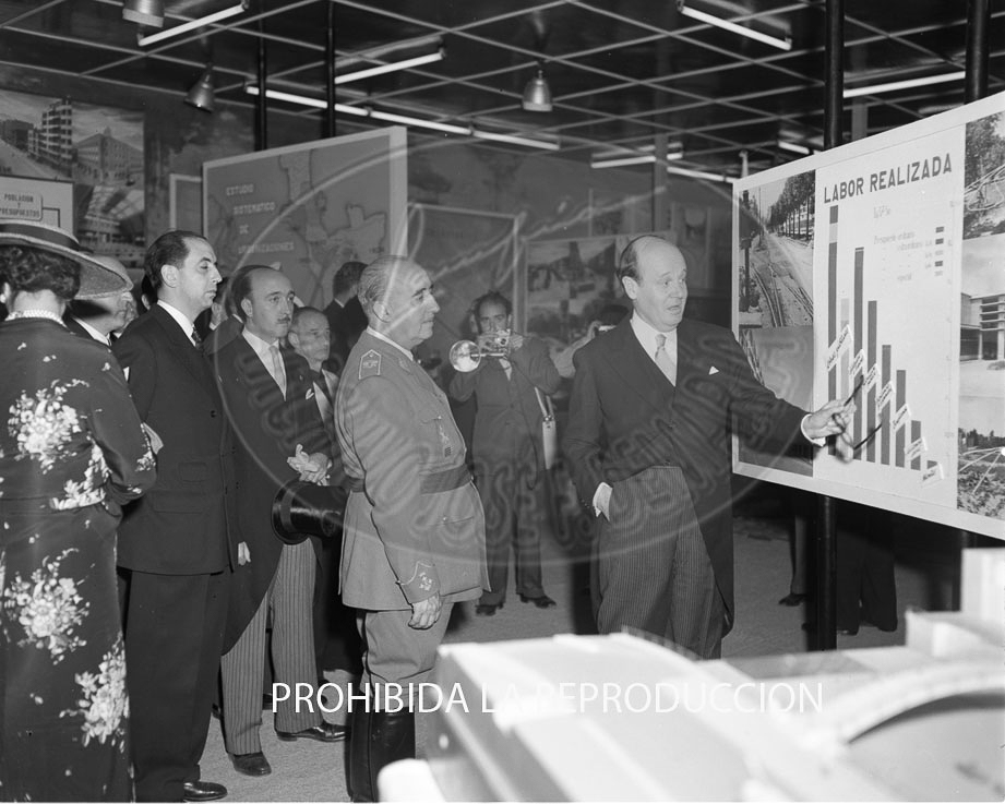 Visita de Franco a Bilbao junio 1950