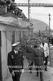 Visita de Franco a Bilbao junio 1950