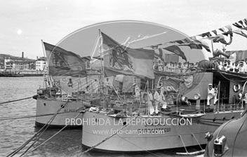 Visita de Franco a Bilbao junio 1950