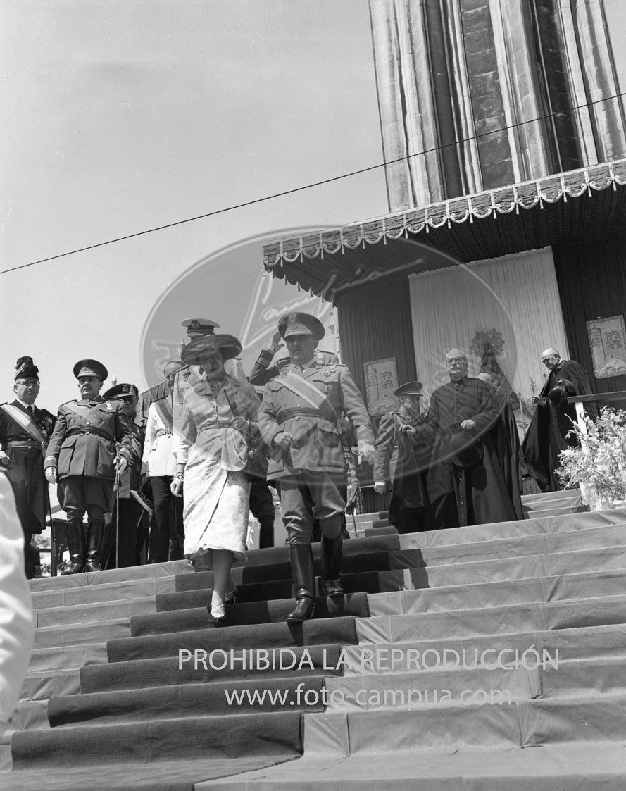 Visita de Franco a Bilbao junio 1950