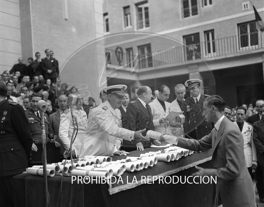 Visita de Franco a Bilbao junio 1950