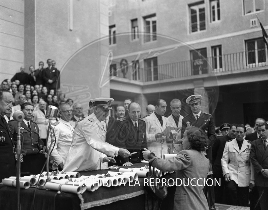 Visita de Franco a Bilbao junio 1950
