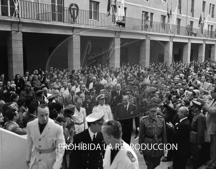 Visita de Franco a Bilbao junio 1950