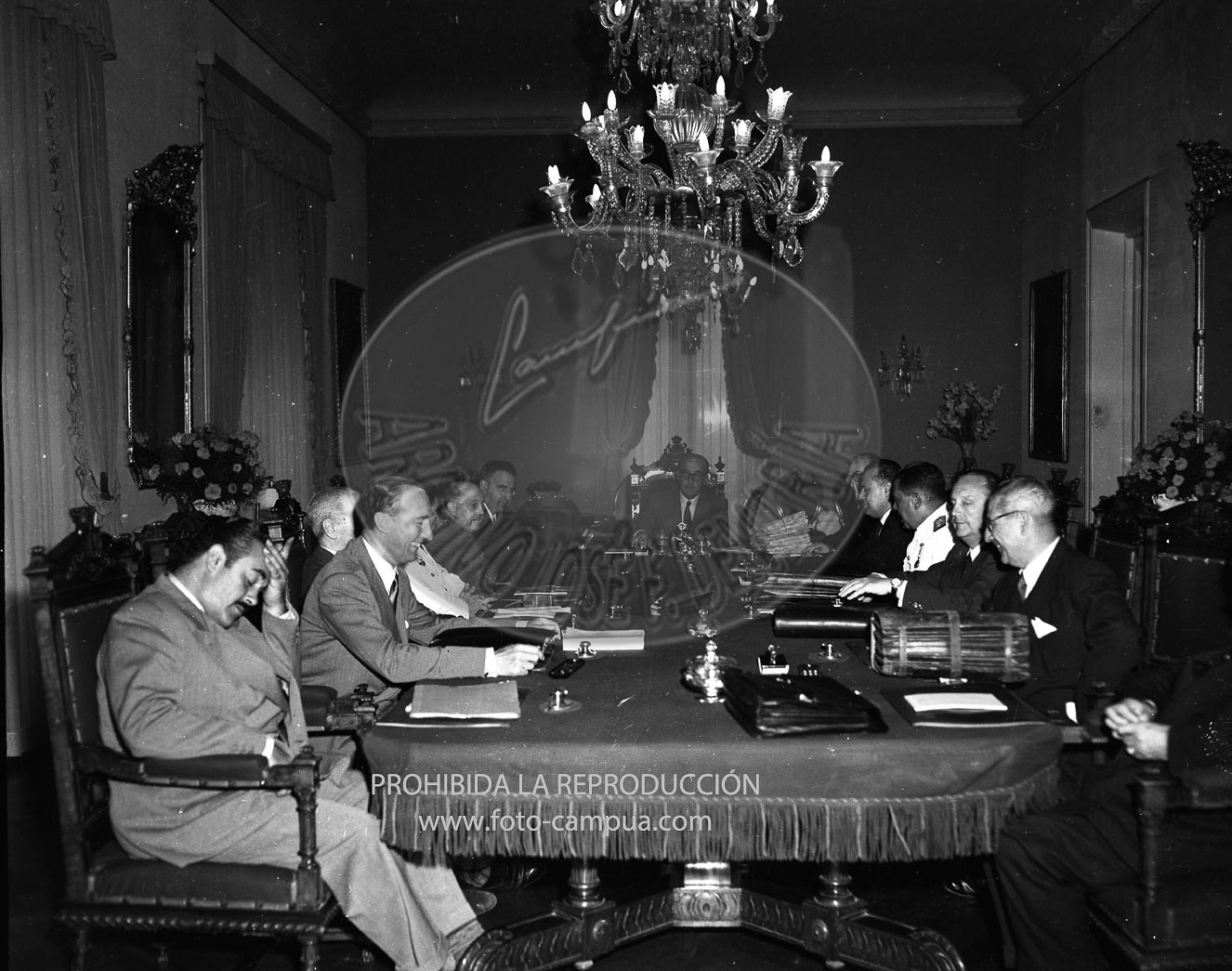 Consejo de Ministros en el Palacio de Ayete