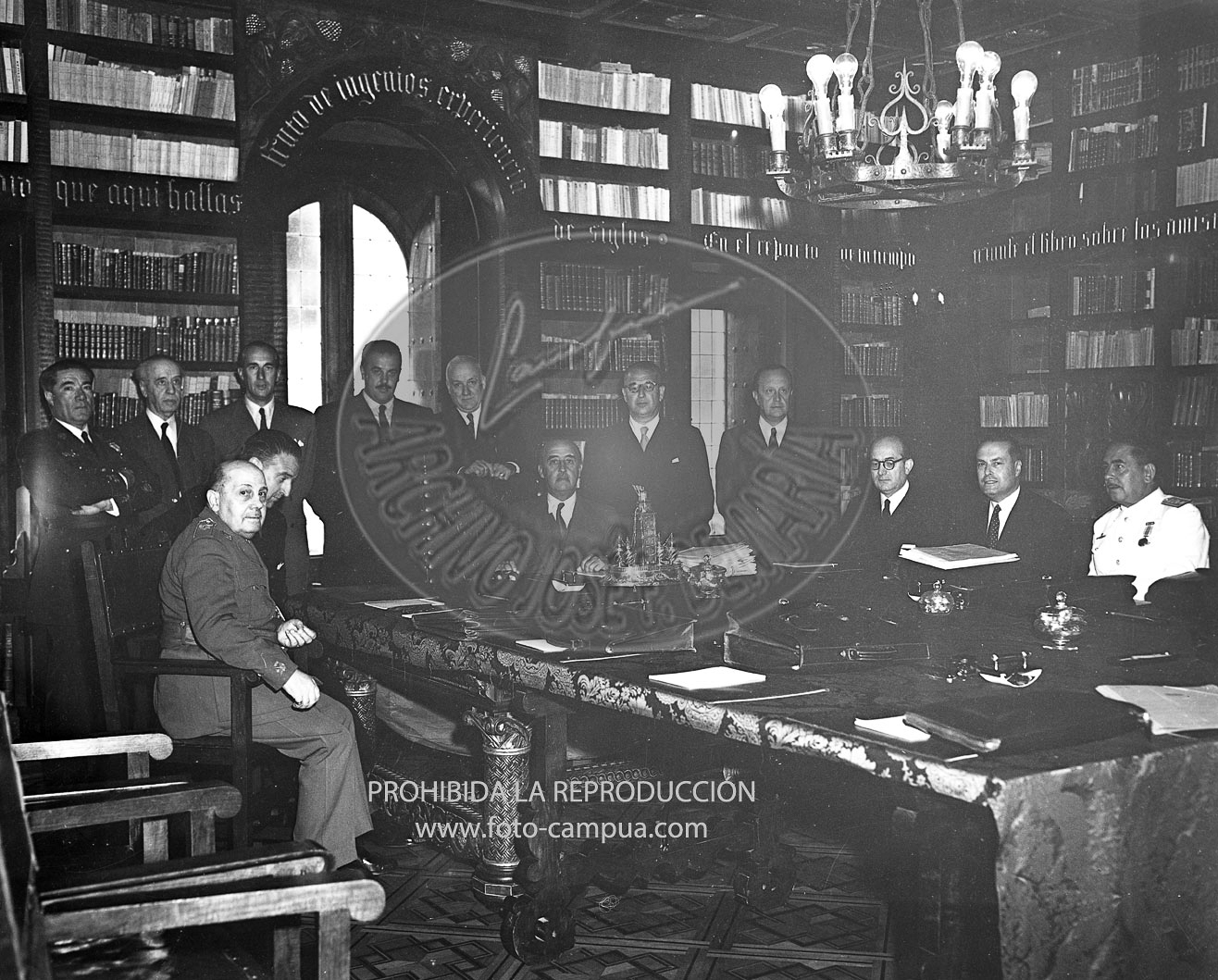 Consejo de ministros en el Pazo de Meirás