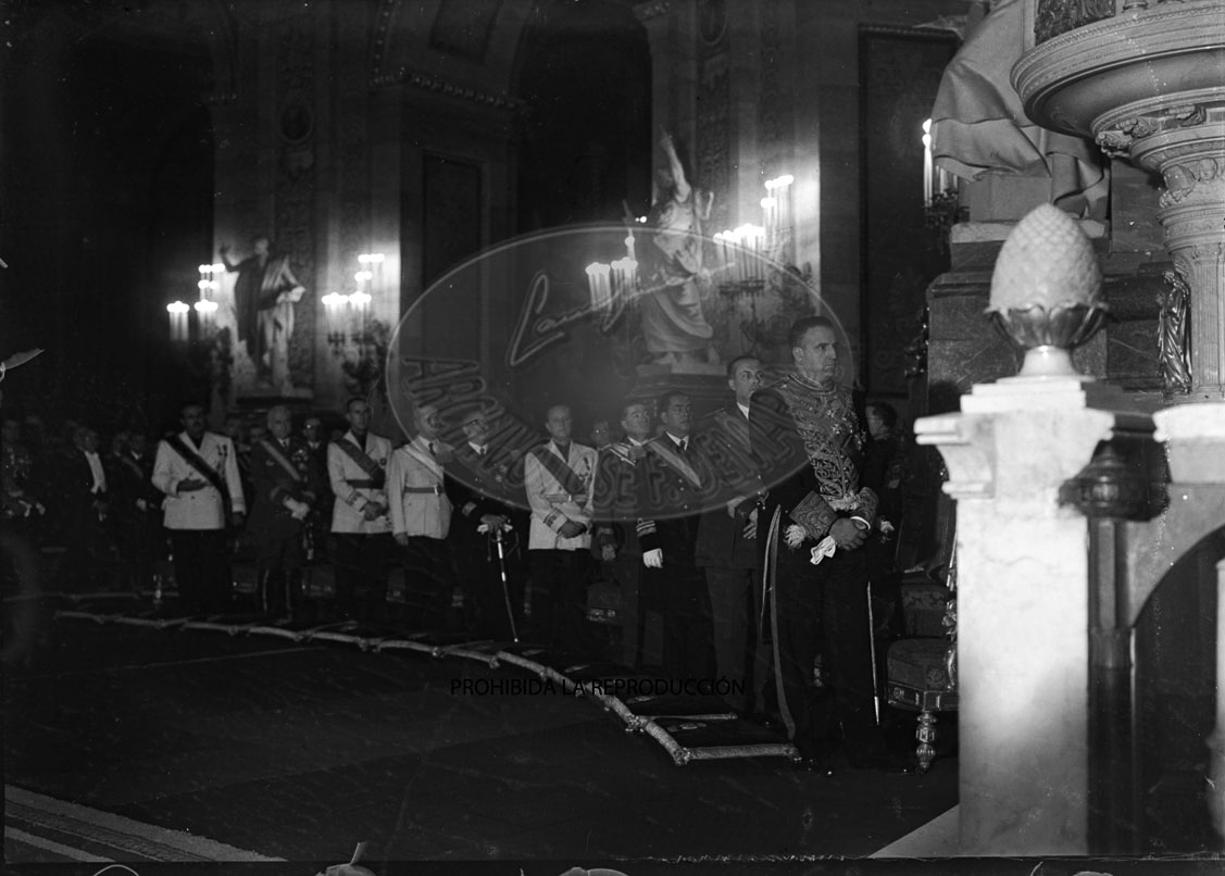 Inauguración de los jardines de Palacio