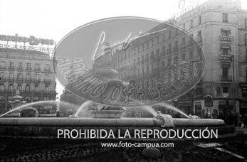 Inauguración fuentes de la Puerta del Sol