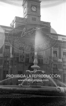 Inauguración fuentes de la Puerta del Sol