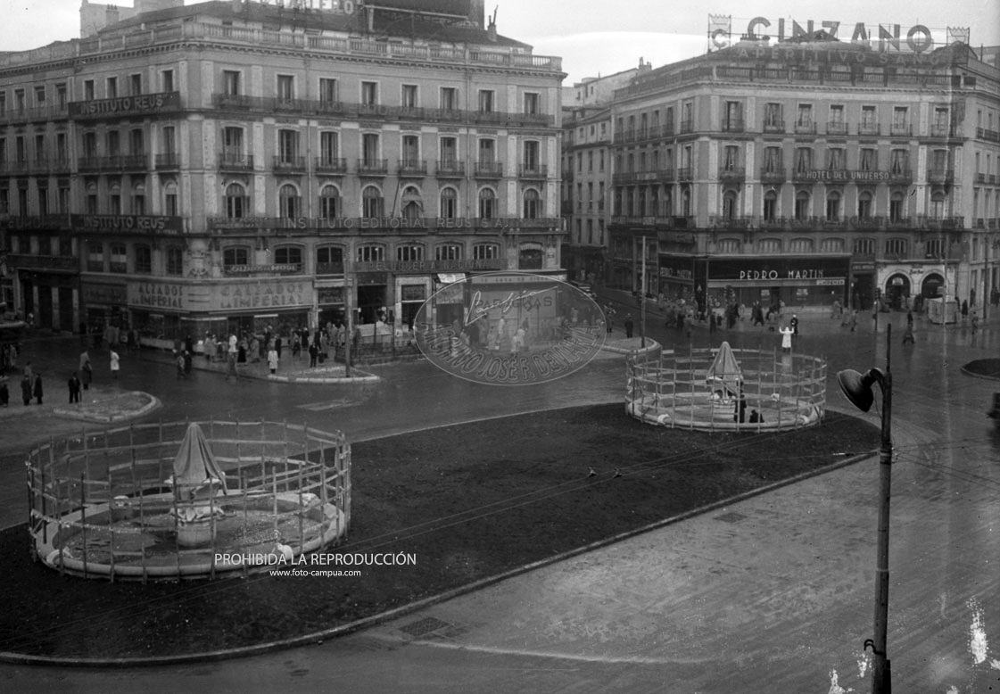 Inauguración fuentes de la Puerta del Sol
