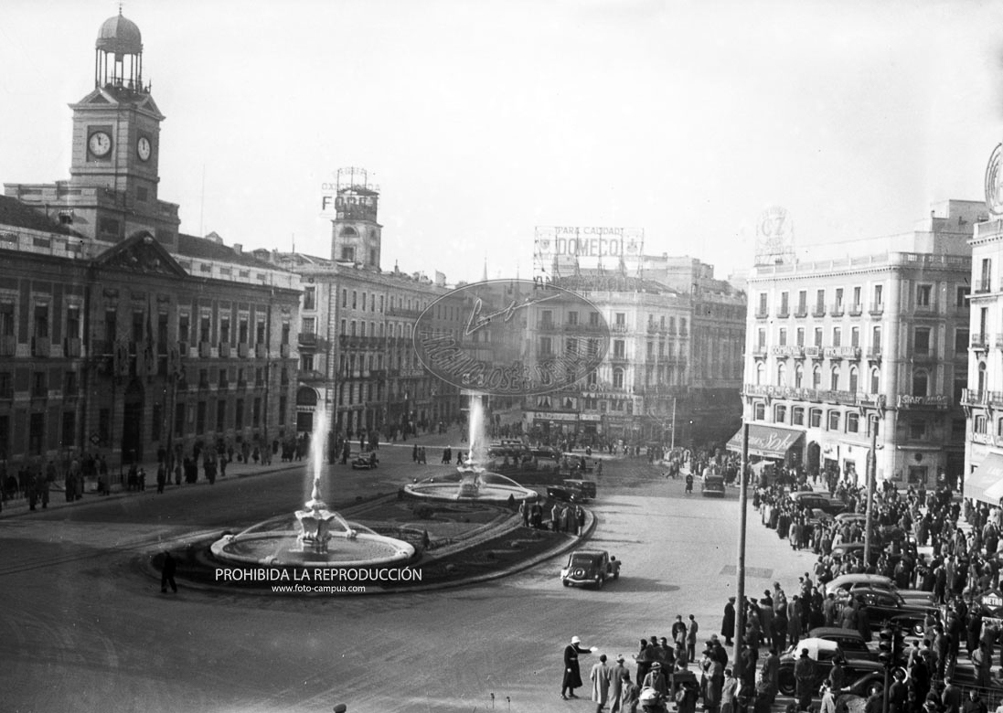 Inauguración fuentes de la Puerta del Sol