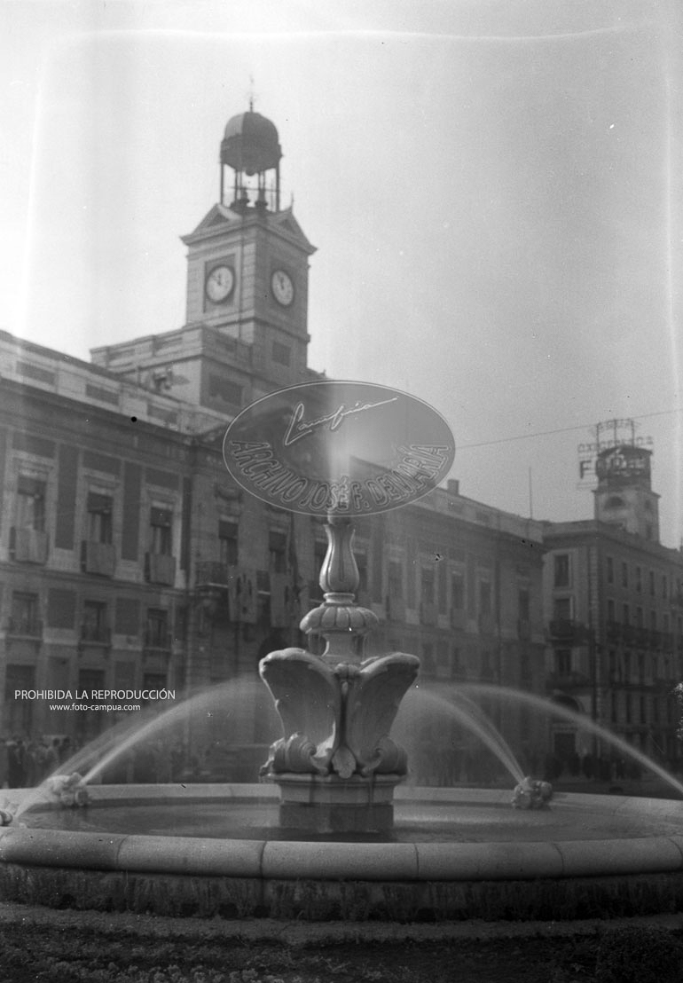 Inauguración fuentes de la Puerta del Sol