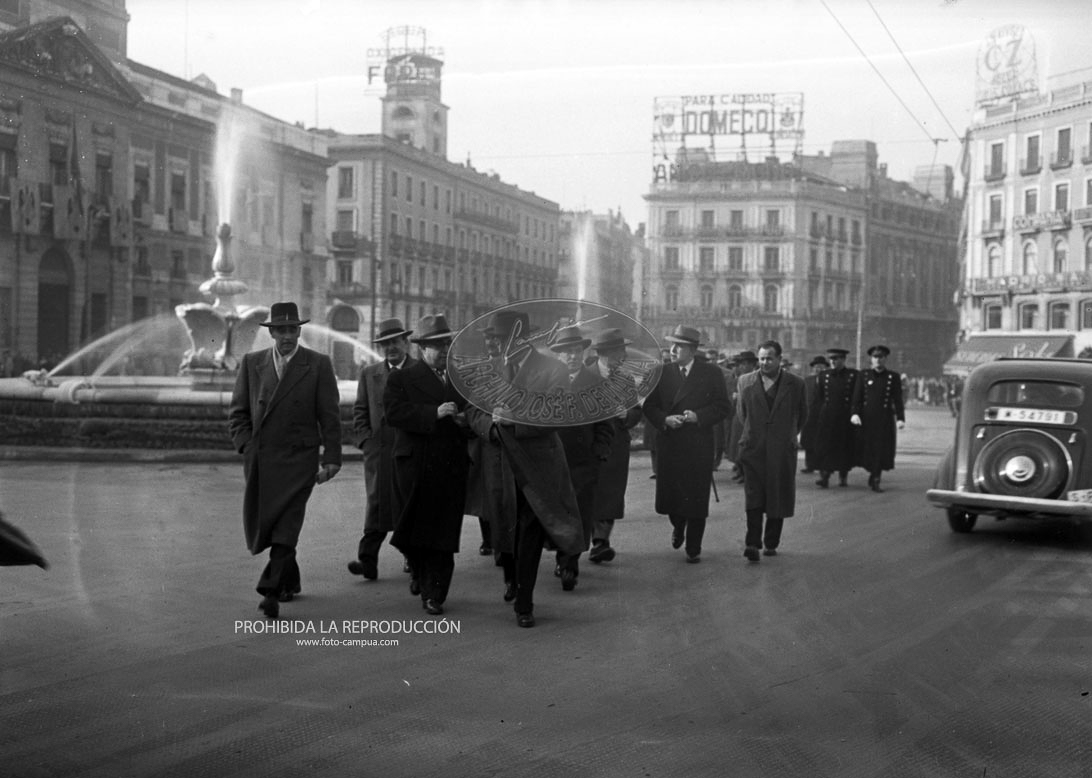Inauguración fuentes de la Puerta del Sol