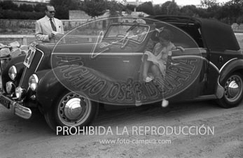 Concurso de automovilistas en el Club de Campo de Madrid