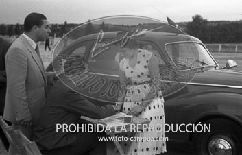Concurso de automovilistas en el Club de Campo de Madrid