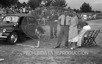 Concurso de automovilistas en el Club de Campo de Madrid